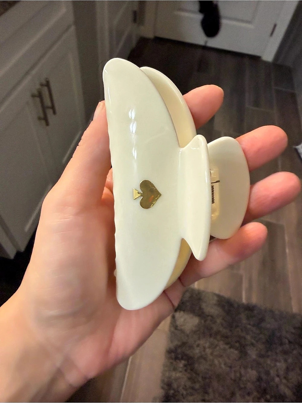 kate spade new york x Target Spade Claw Hair Clip Cream